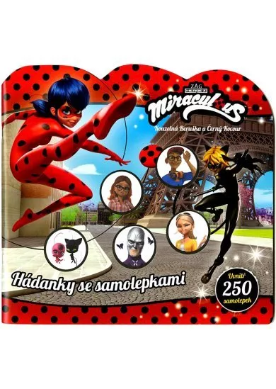 Kouzelná Beruška a Černý kocour - Hádanky se samolepkami