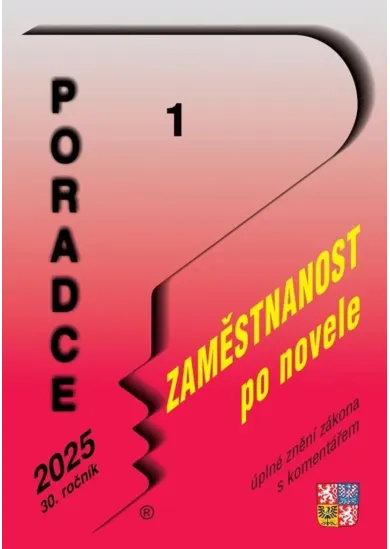 Poradce 1/2025 Zákon o zaměstnanosti s komentářem