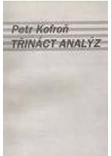 Třináct analýz