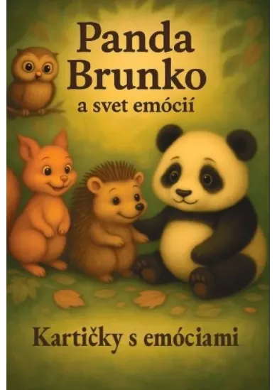Panda Brunko a svet emócií - kartičky