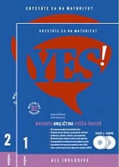 Angličtina YES! vyššia úroveň (B2) + DVD + 2CD