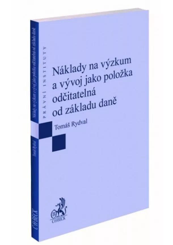 Tomáš Rydval - Náklady na výzkum a vývoj jako položka odčitatelná od základu daně