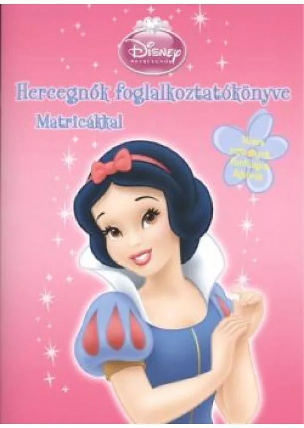 Foglalkoztató Könyv - HERCEGNŐK FOGLALKOZTATÓKÖNYVE MATRICÁKKAL /MESÉS REJTVÉNYEK, FURFANGOS FEJTÖRŐK