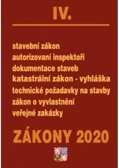 Zákony IV 2020 – Stavební řízení - Úplná