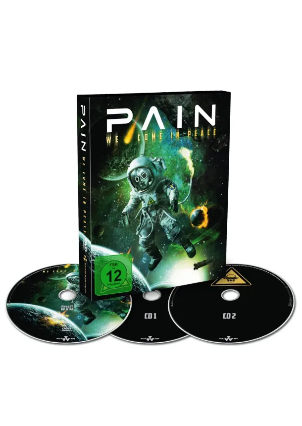 Pain, NUCLEAR BLAST - Pain:  We Come in Peace - (CD+Blu-ray / 2CD+Blu-ray DigiBook // Two Stockholm Live Shows + Docu)