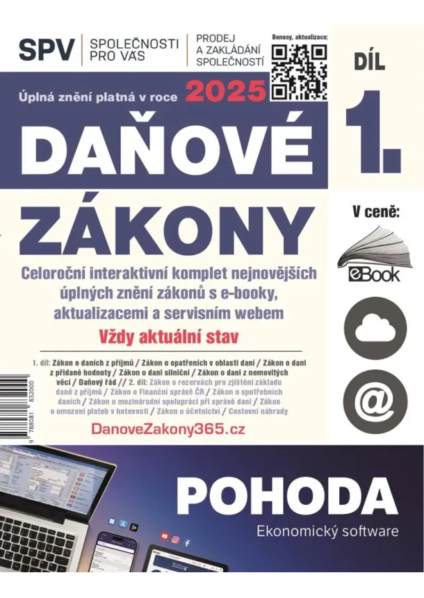 Daňové zákony 2025 (Díl 1.)