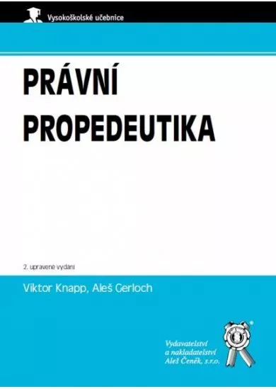 Právní propedeutika - 2. vydání