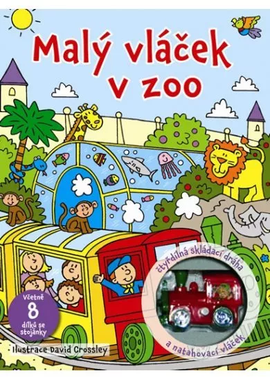 Malý vláček v ZOO se skládací dráhou + model lokomotivy