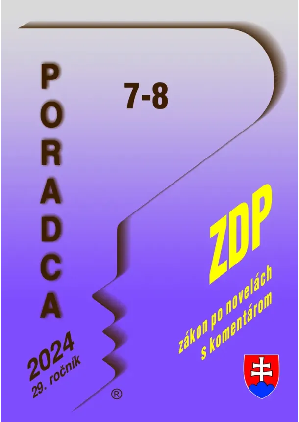  Miroslava Brnová, Michaela Vidová - Poradca 7-8/2024 – Zákon o dani z príjmov s komentárom