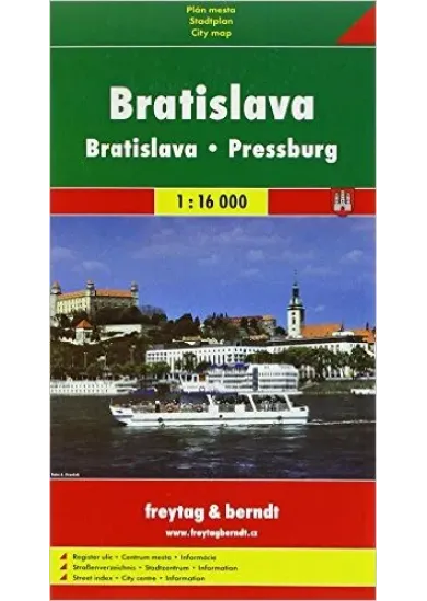Bratislava 1:16 000 - Plán mesta