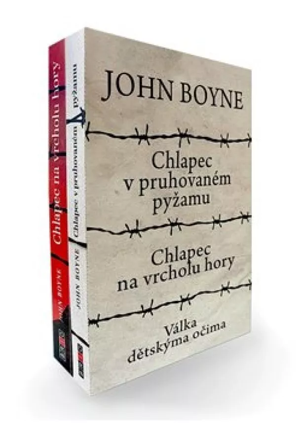 John Boyne - Chlapec v pruhovaném pyžamu / Chlapec na vrcholu hory (Komplet)