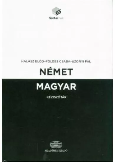 Német-magyar kéziszótár + online szótárcsomag