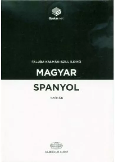 Magyar-spanyol szótár + online szótárcsomag