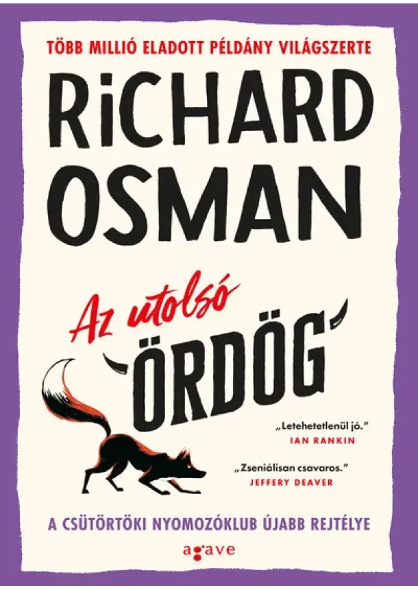 Richard Osman - Az utolsó ördög - A csütörtöki nyomozóklub (puha)