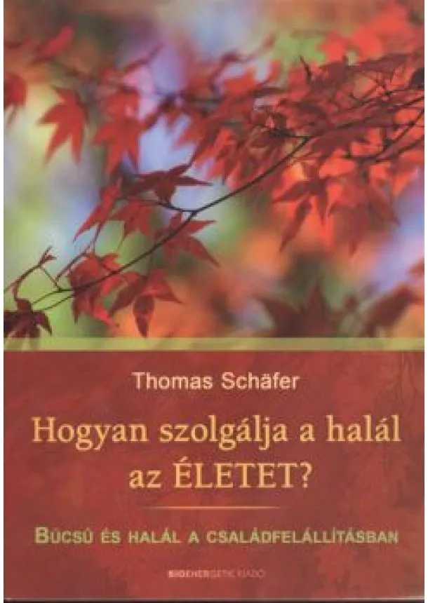 Thomas Schafer - Hogyan szolgálja a halál az életet? /Búcsú és halál a csládfelállításban