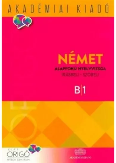 Origó - Német alapfokú nyelvvizsga 2018