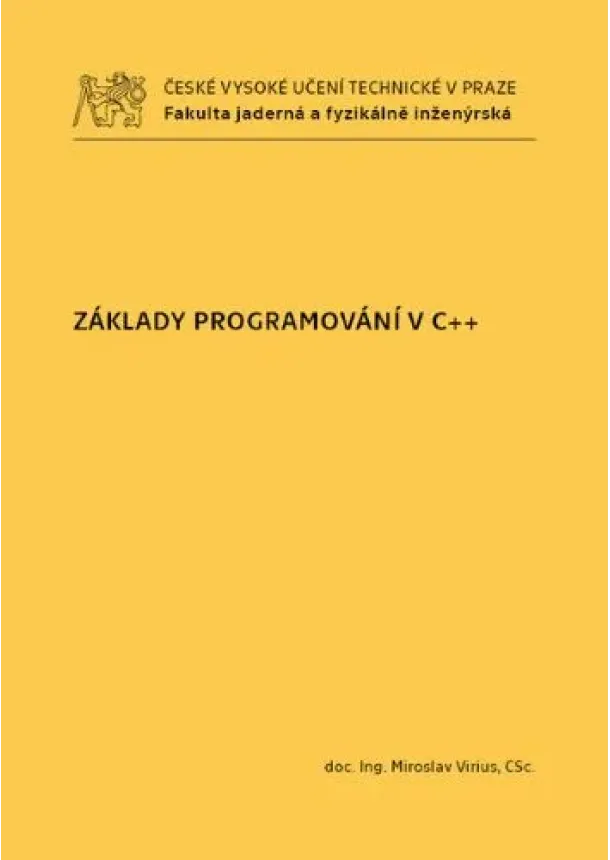 Miroslav Virius - Základy programování v C++