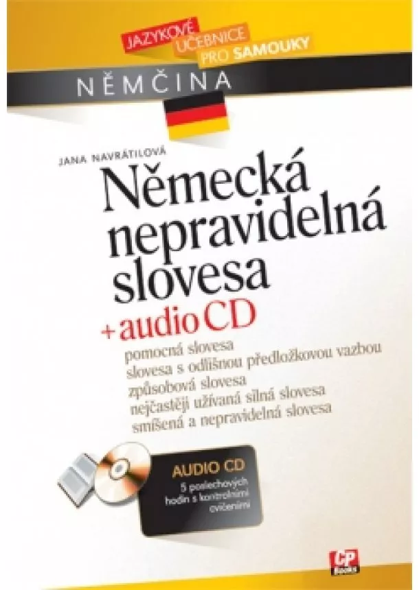 Jana Navrátilová - Německá nepravidelná slovesa + audio CD