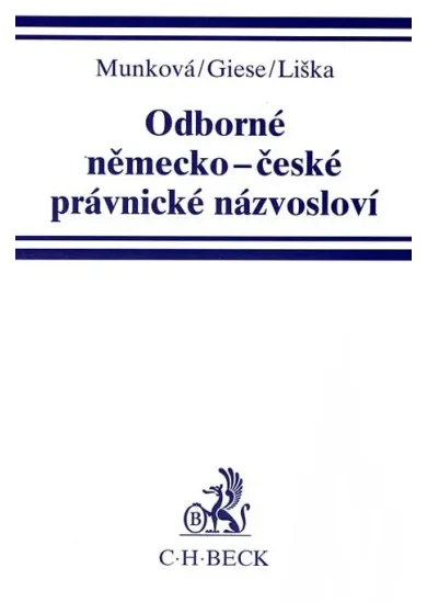 Odborné německo-české právnické názvosloví