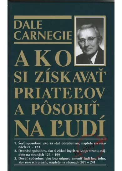 Ako si získavať priateľov a pôsobiť na ľudí - 2.vyd.