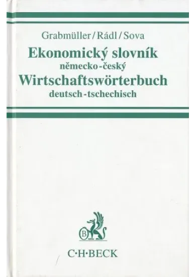 Ekonomický slovník německo - český