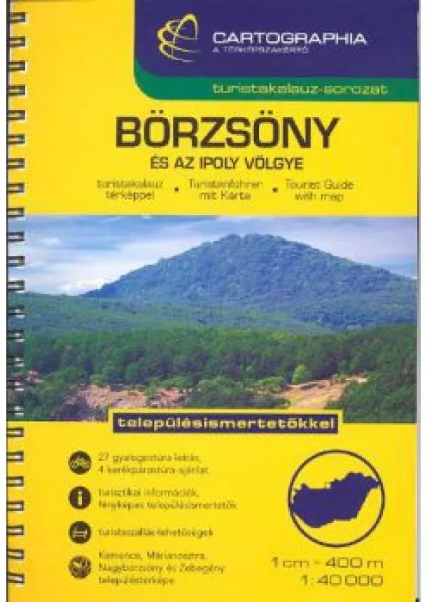 Útikönyv - Börzsöny és az Ipoly völgye turistakalauz (1:40 000) /Turistakalauz-sorozat