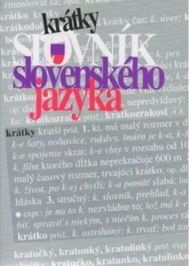Krátky slovník slovenského jazyka 4. dopl. vydanie
