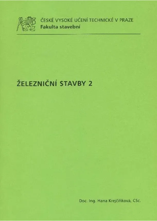 Hana Krejčiříková - Železniční stavby 2