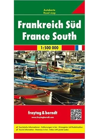 Frankreich Süd / France South 1:500 000 - Autokarte / Road map