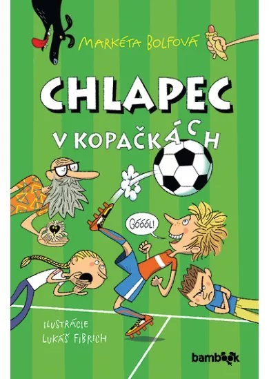 Chlapec v kopačkách