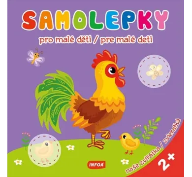 Samolepky pre malé deti - Naše zvieratká