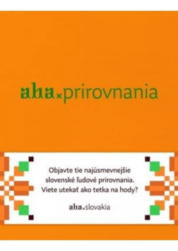 Tomáš Kompaník, Kristína Bobeková - AHA - Prirovnania 