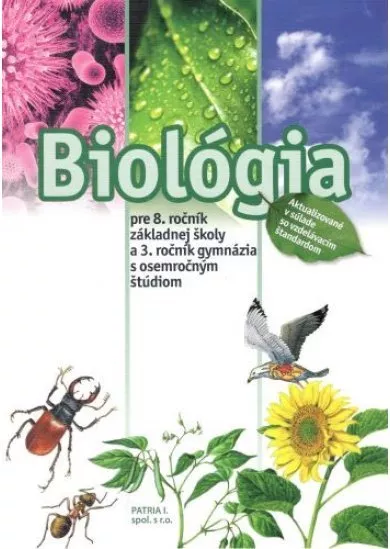 Biológia pre 8. ročník ZŠ a 3. ročník gymnázií s osemročným štúdiom