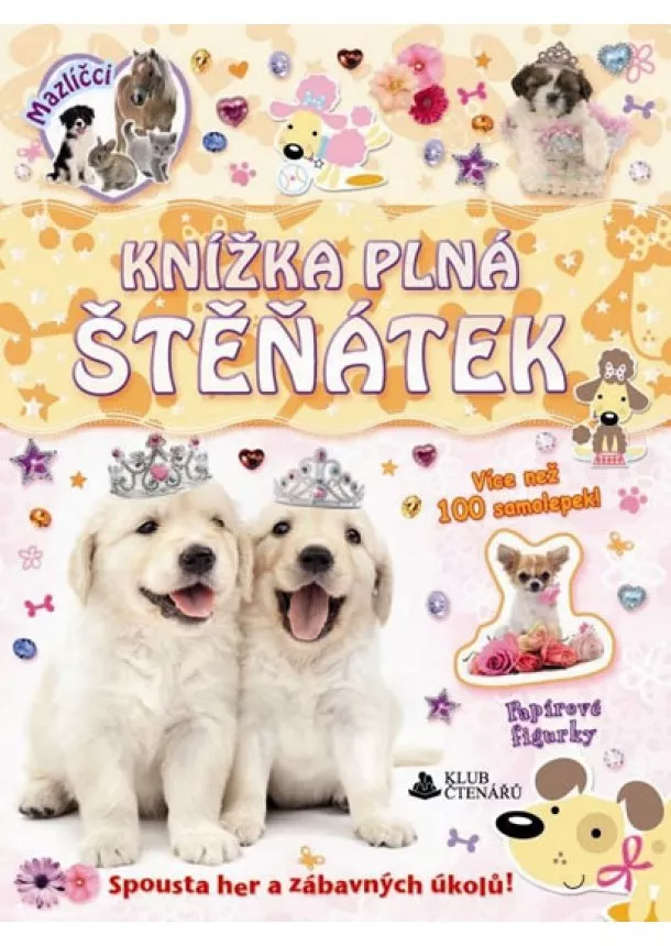 autor neuvedený - Knižka plná štěňátek - samolepky a figurky
