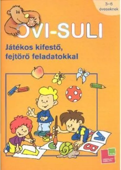 JÁTÉKOS KIFESTŐ, FEJTÖRŐ FELADATOKKAL