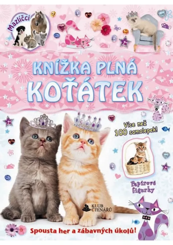 autor neuvedený - Knižka plná koťátek - samolepky a figurky