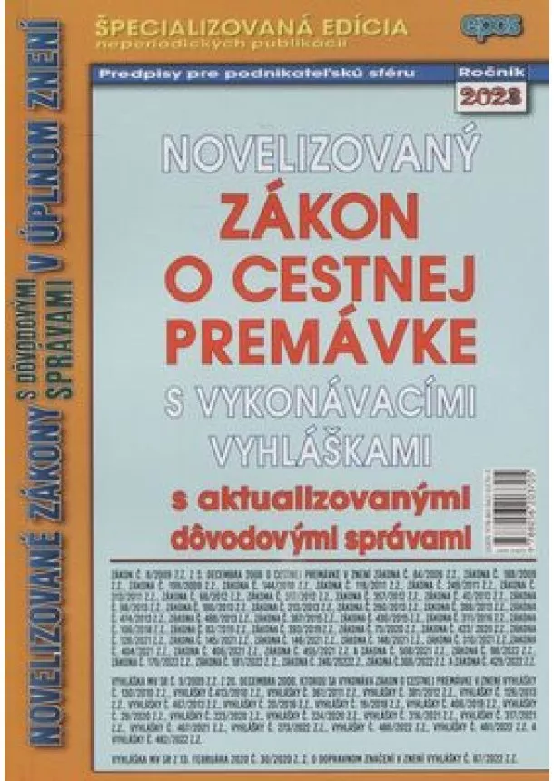 kol. -  Novelizovaný zákon o cestnej premávke