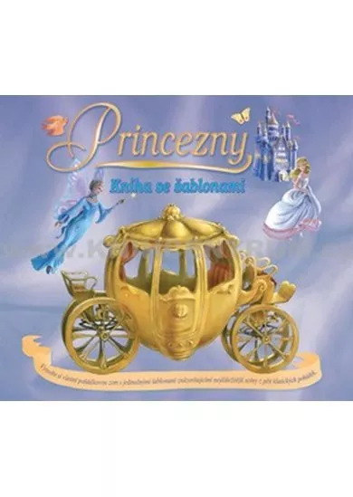 Princezny - kniha se šablonami
