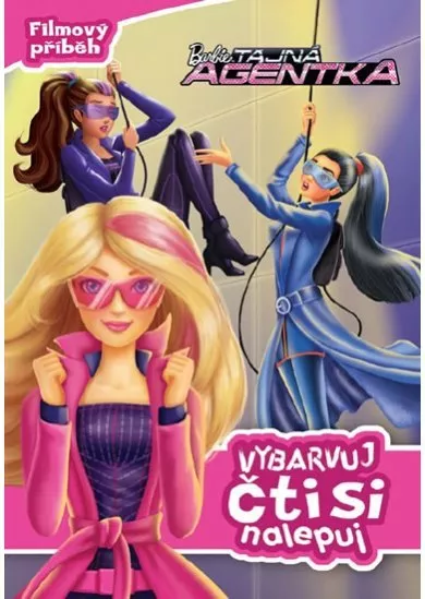 Barbie - Tajná agentka - Filmový příběh - Vybarvuj, čti si, nalepuj