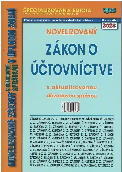 Novelizovaný zákon o účtovníctve 2023