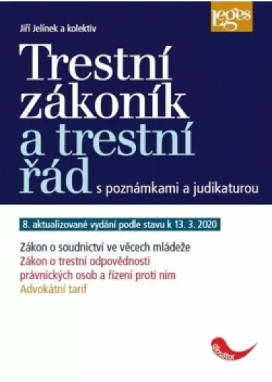 Trestní zákoník a trestní řád s poznámka