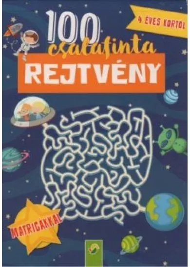 100 csalafinta rejtvény 4 éves kortól - Matricákkal