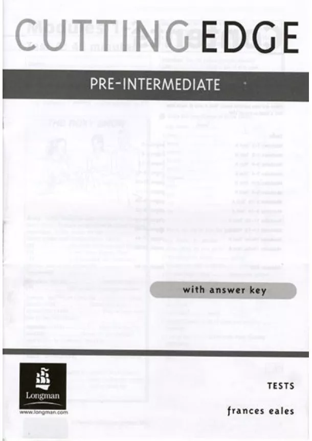 autor neuvedený - Cutting Edge Pre-Intermediate Tests
