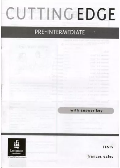 Cutting Edge Pre-Intermediate Tests