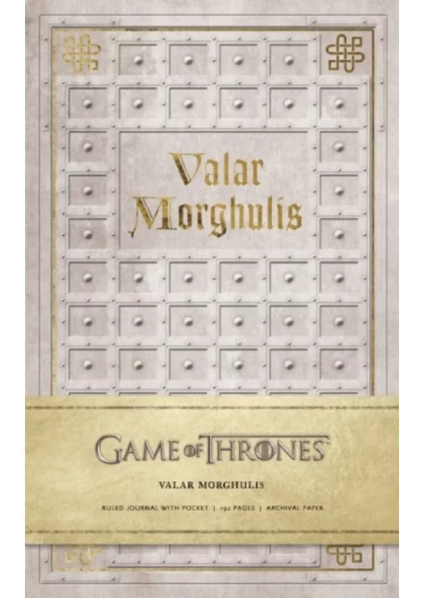 . HBO - Game of Thrones  Valar Morghulis Hardcover Ruled Journal