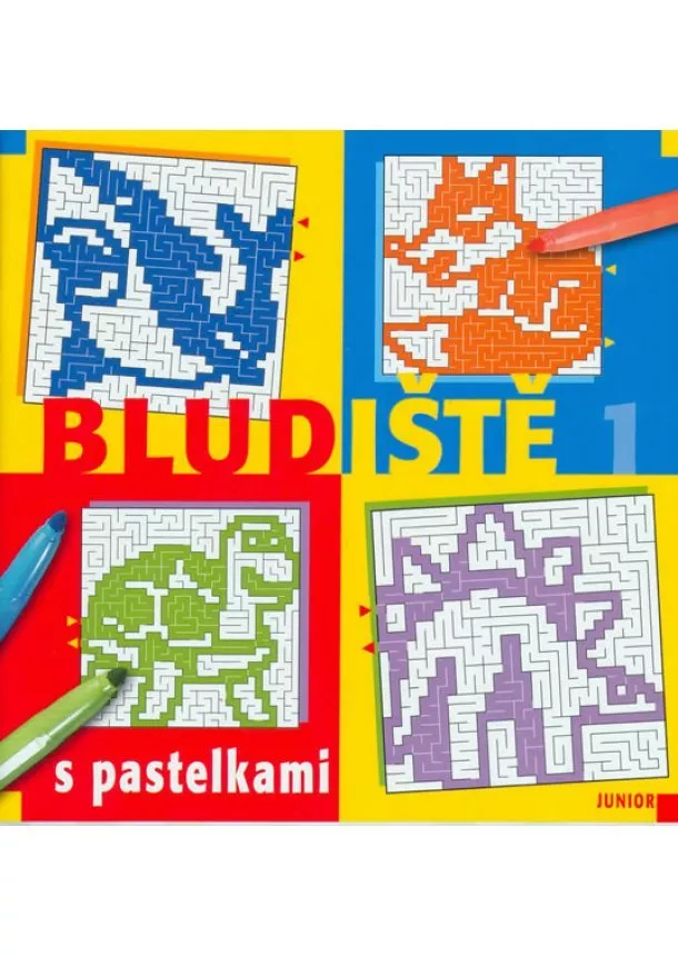 autor neuvedený - Bludiště s pastelkami 1