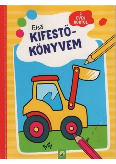 Első kifestőkönyvem - 2 éves kortól (Járműves)