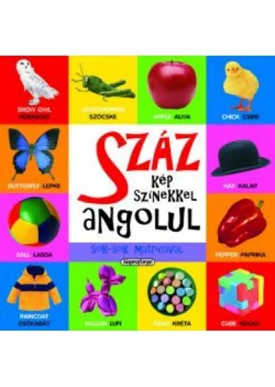 Száz kép színekkel angolul sok-sok matricával