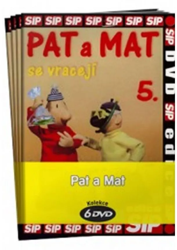 autor neuvedený - Pat a Mat 1 - 6 / kolekce 6 DVD