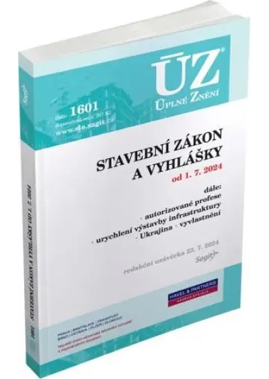 ÚZ 1601 Nový stavební zákon a vyhlášky 2024, rejstřík k zákonu